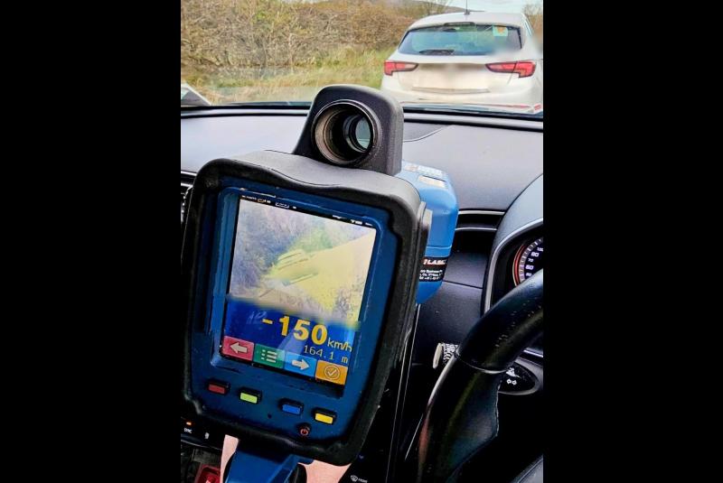 Motorist caught driving at almost twice the speed limit facing court date