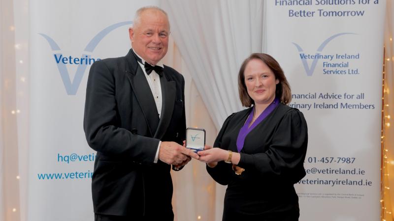 Distinguished service award for veterinary professor with strong Buncrana connections