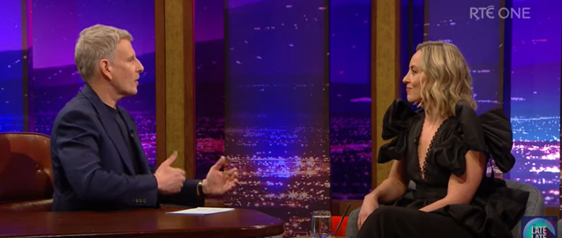 Kathryn Thomas talks past weight struggles and new career move on RTÉ's Late Late Show