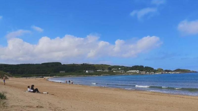 Very warm and humid today in Donegal today with temperatures of up to 28c