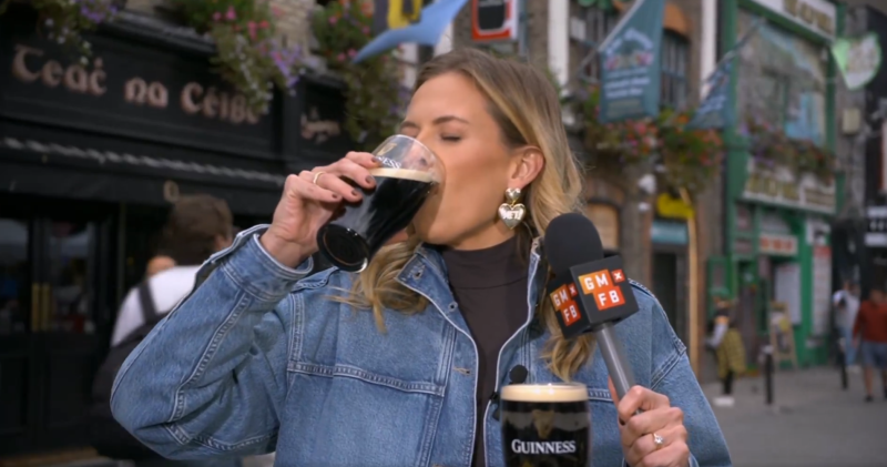 'You undershot': NFL reporter attempts to 'split the G' during Live broadcast from Dublin