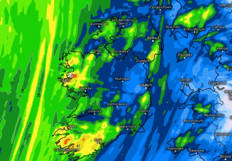 Met Éireann issues weather warnings for more counties as torrential rain expected