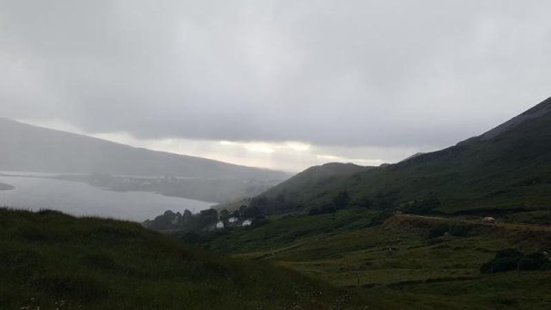 Mostly dry in Donegal with plenty of low winter sunshine before a nasty turn later