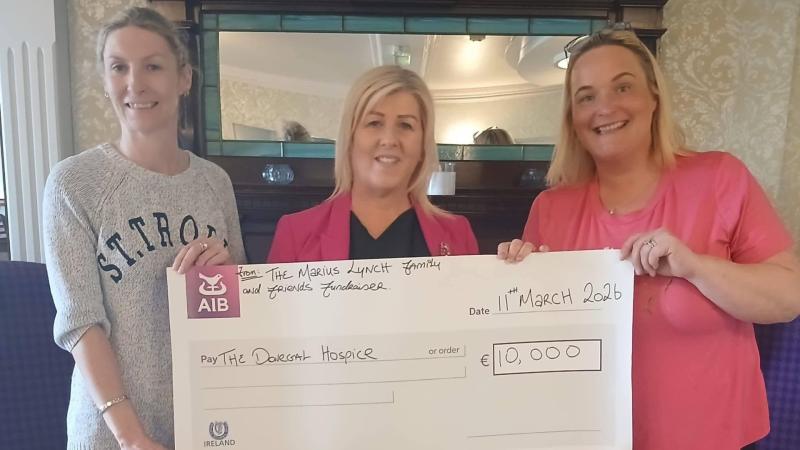 Fundraiser in memory of Donegal man raises &euro;10,000 for the Donegal Hospice