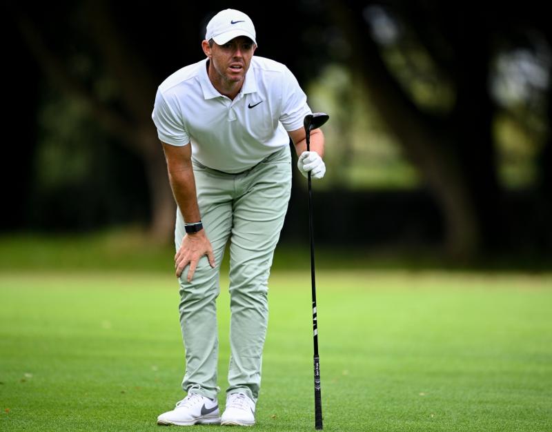 National: You can move now!' Rory McIlroy's ball lands in spectator's lap			