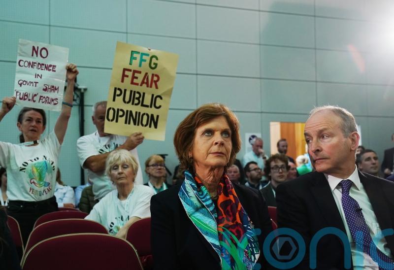Security forum beset by further protests and interruptions in Galway
