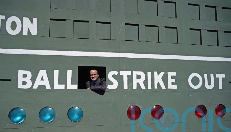 Varadkar sees landmark Green Monster wall during trip to baseball ground