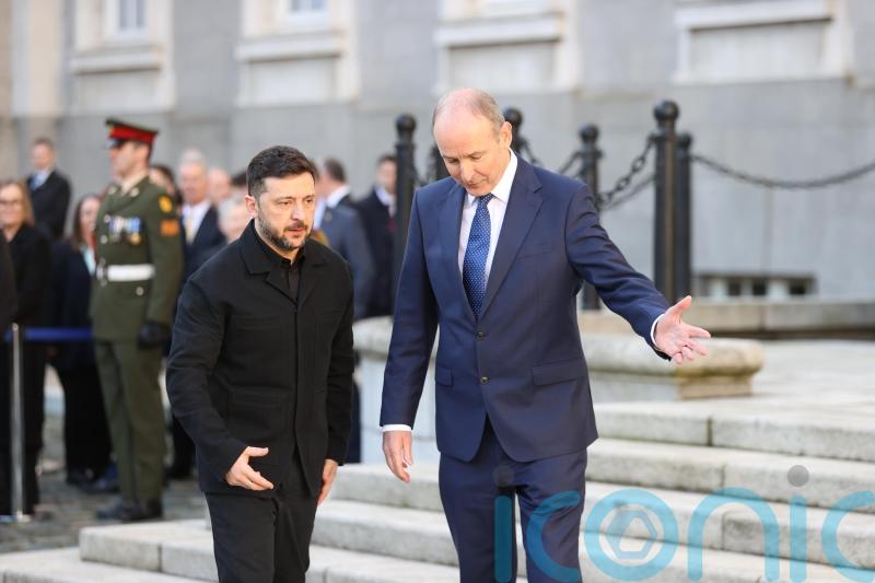 Zelensky thanks Ireland for its generosity amid Russian invasion